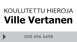 Koulutettu hieroja Ville Vertanen logo